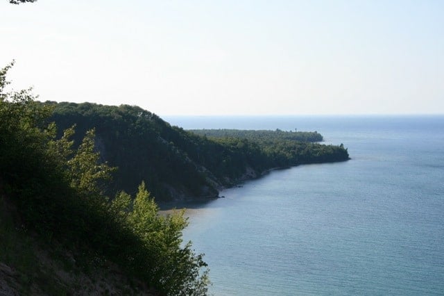 Au Sable Point From Log Slide