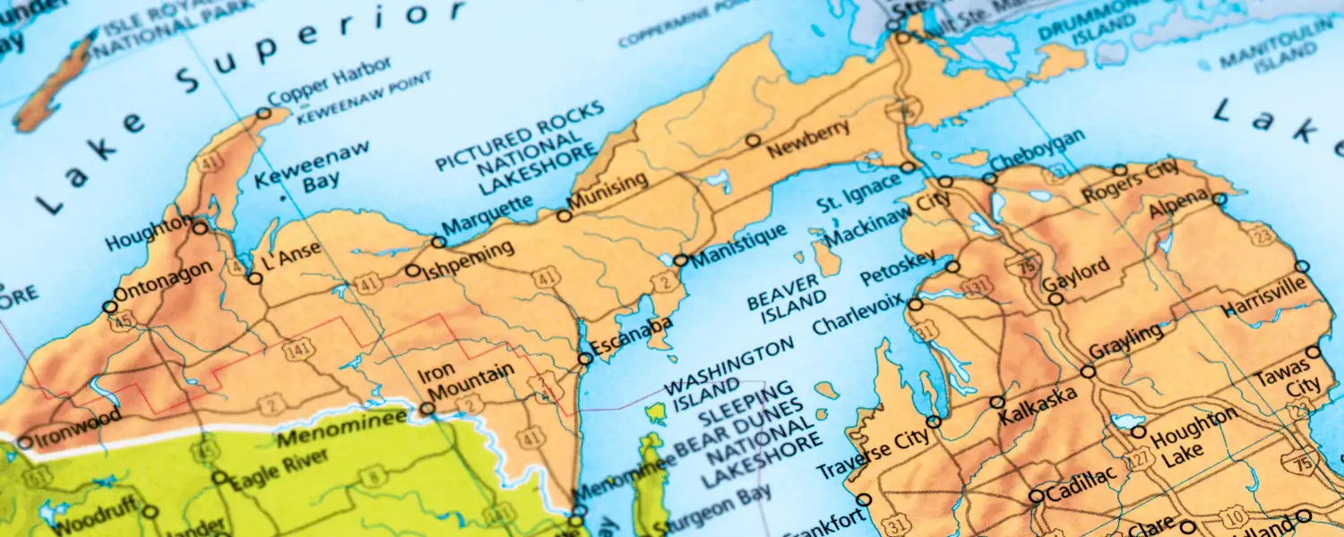 The Upper Peninsula - One Area Code, Two Time Zones