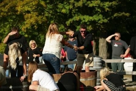 Harvest Party and Grape Stomp at Cherry Creek Old Schoolhouse Winery Photo Courtesy of Experience Jackson