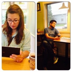 A Good Read, Some Coffee And The Rain. Photo Courtesy Of Rachell Weeks.