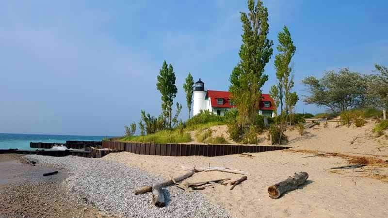 Pointe Betsie Lighthouse, Elberta - M-22, A Summer Lake Michigan Road Trip, Ludington To Frankfort