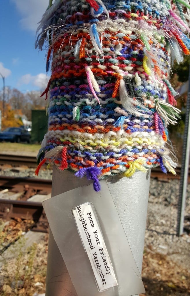 Yarn Bomb - #Mittentrip - Ypsilanti - The Awesome Mitten