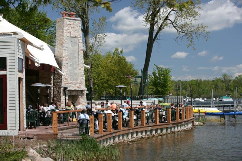 Take In The Calming Scenery Of Reeds Lake From The Dockside Patio At Rose's Restaurant In Grand Rapids. Photo Courtesy Of Experience Gr