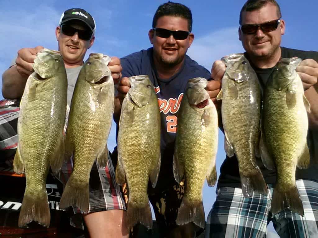 That's A Good Day Of Bass Fishing! Photo Courtesy Of Michele Eichstead