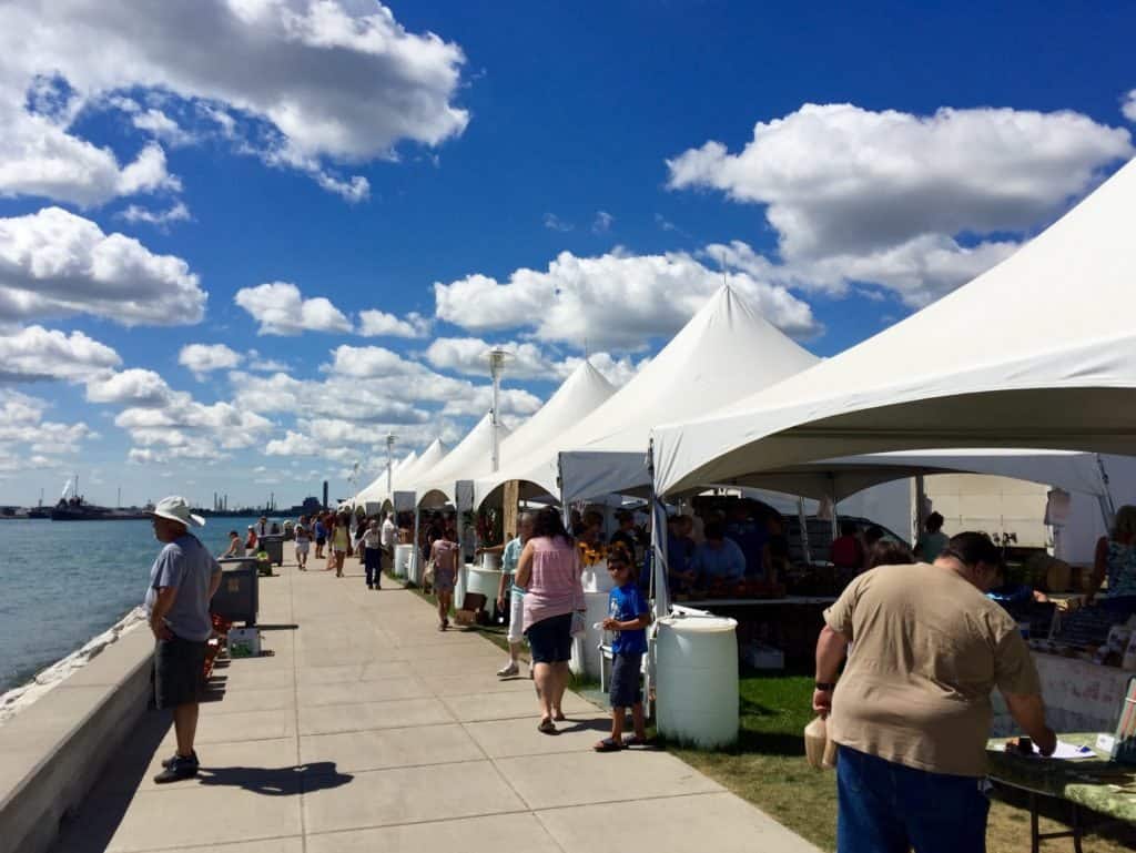 Great Lakes Maritime Center, Farmer's Market, Port Huron - Joel Heckaman - The Awesome Mitten