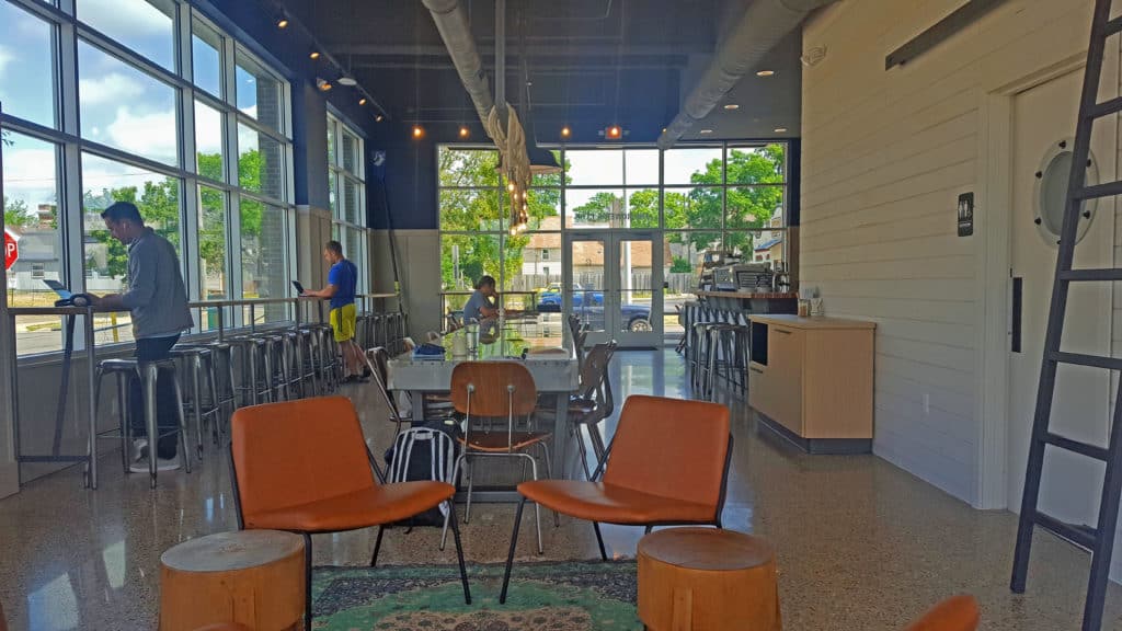 Rower's Club, coffee, west side of Grand Rapids