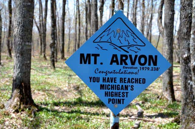 Mount Arvon - Michigan's Highest Point