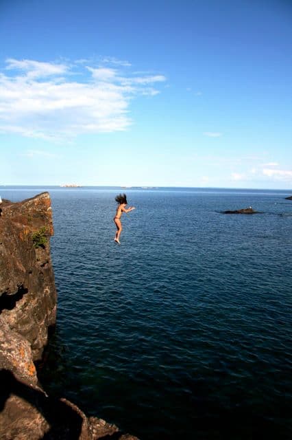 Black Rocks Marquette Cliff Jumping