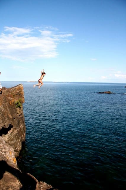 Black Rocks Marquette Jump