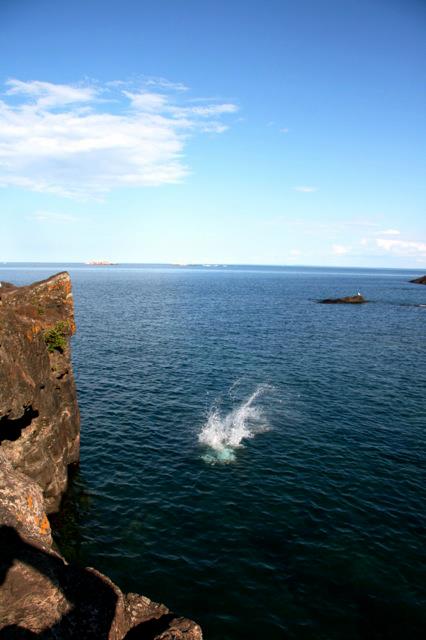 Jump Off Black Rocks Marquette