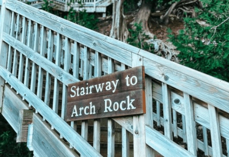 207 Stairs To Arch Rock Mackinac Island