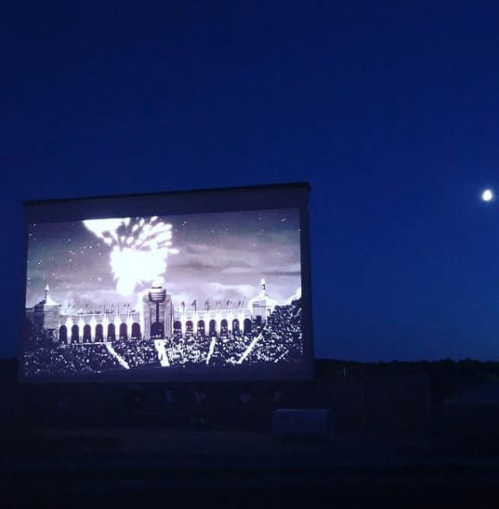 Drive-In Movie Theater In Michigan