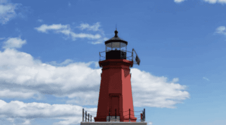 Menominee North Pier Lighthouse