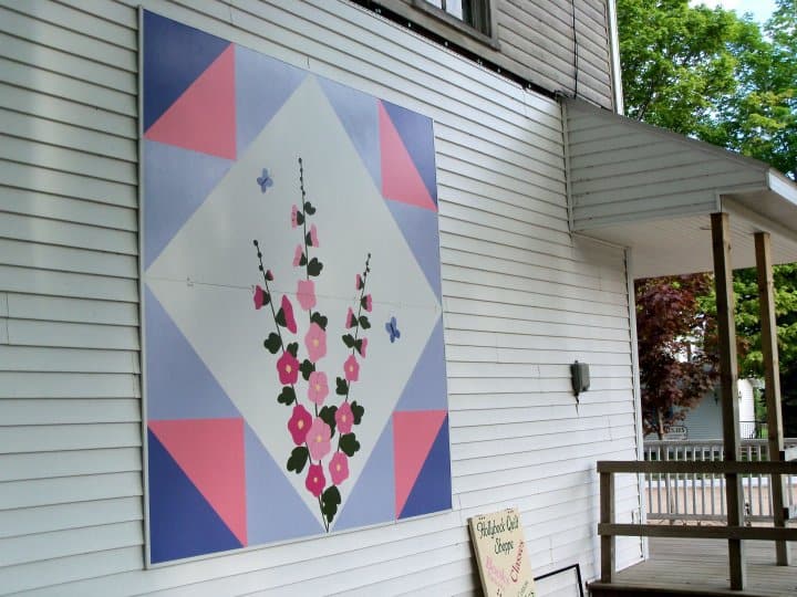 Image Of Quilt On Side Of Building In Alcona County