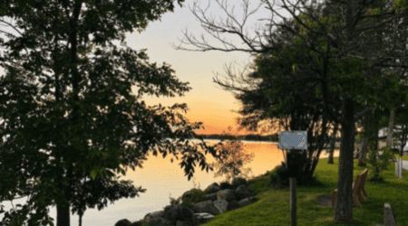 Keith Mckellop Walkway Along Lake Cadillac
