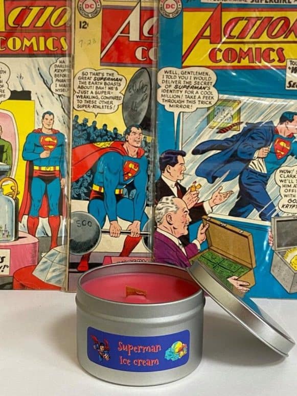 Superman Ice Cream Candle - Superman Ice Cream