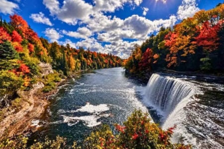 Tahquamenon Falls In Fall