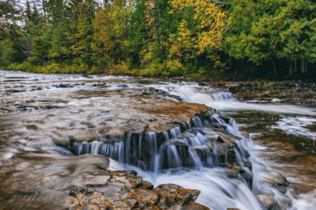 Explore Ocqueoc Falls – Michigan’S Largest Waterfall In The Lower Peninsula With Year-Round Access