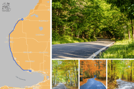 Michigan Tunnel Of Trees M-119