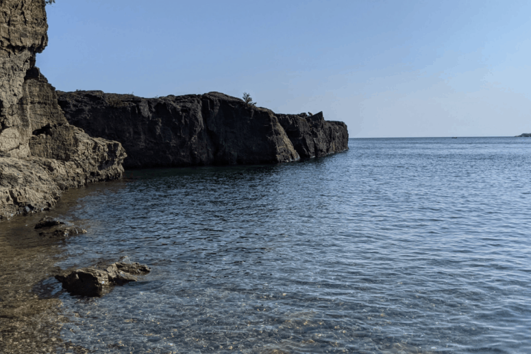 Black Rocks, Marquette - Cliff Jump At Black Rocks Marrquette