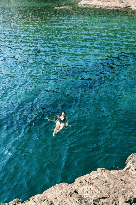 Swimming At Black Rocks, Marquette - Cliff Jump At Black Rocks Marquette