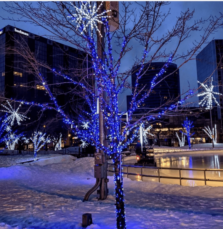 Rosa Parks Circle Ice Rink, Grand Rapids - Winter Olympic Sports, Michigan Ice Skating Rinks