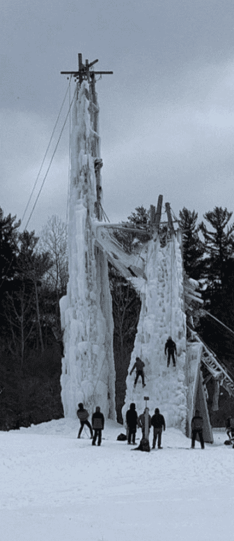Peabody Ice Climbing, Fenton - Winter In Fenton