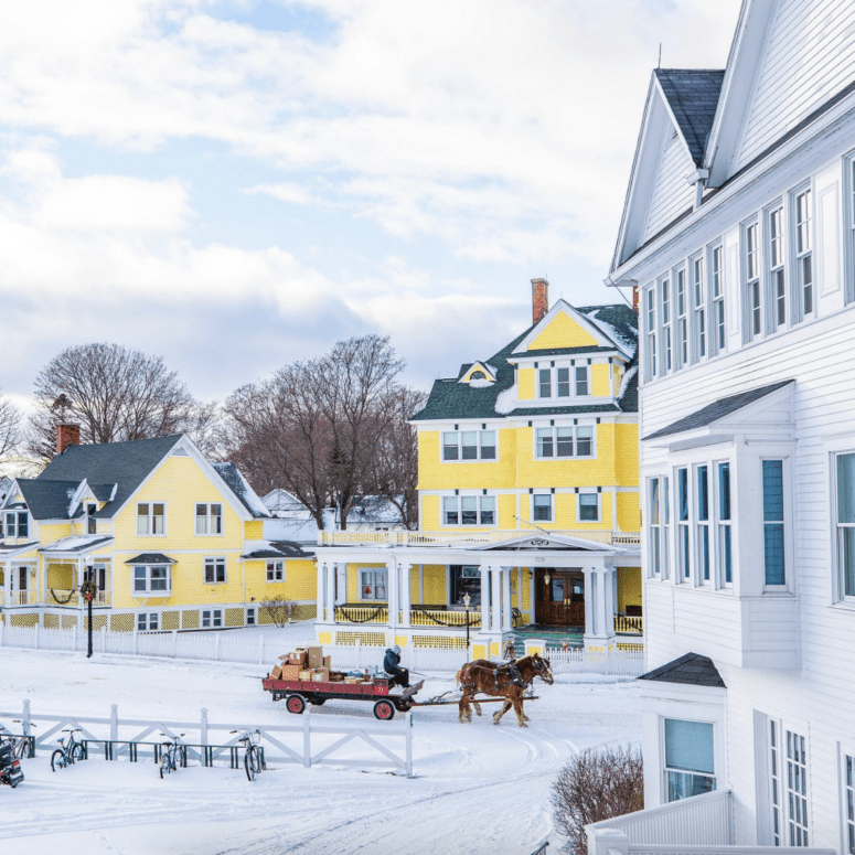 Mackinac Island In The Winter