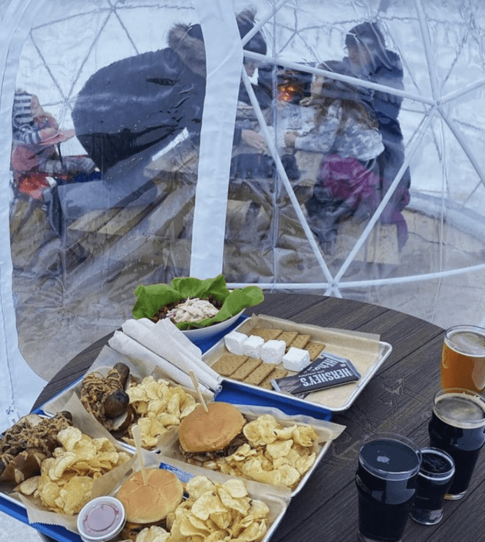 Third Nature Brewing Company, Rockford - Grand Rapids Winter Outdoor Dinning