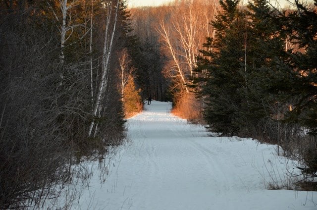 Fumee Lake Trails, Fumee Lake - Fumee Lake In Winter, Cross-Country Skiing In Michigan