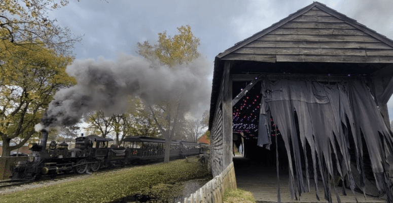 Ackley Covered Bridge, Dearborn - Covered Bridges