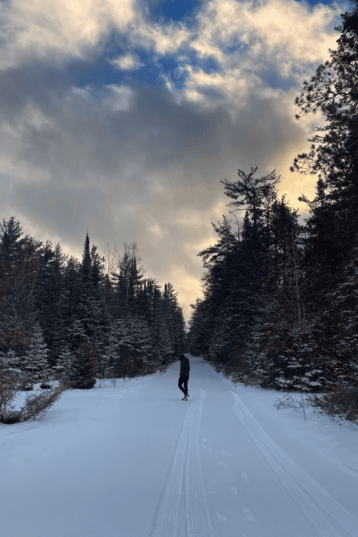 Winter Hiking, Alpena