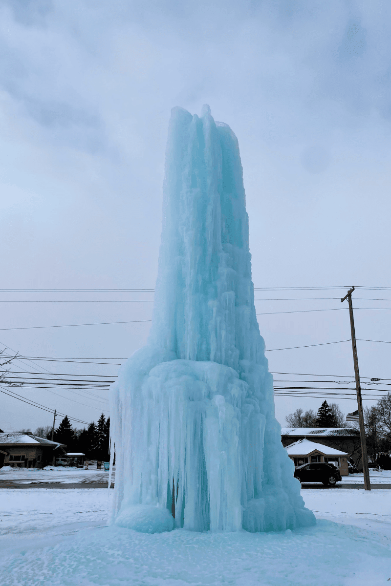 Experience Life Inside a Snow Globe on a Winter Weekend in Alpena Michigan