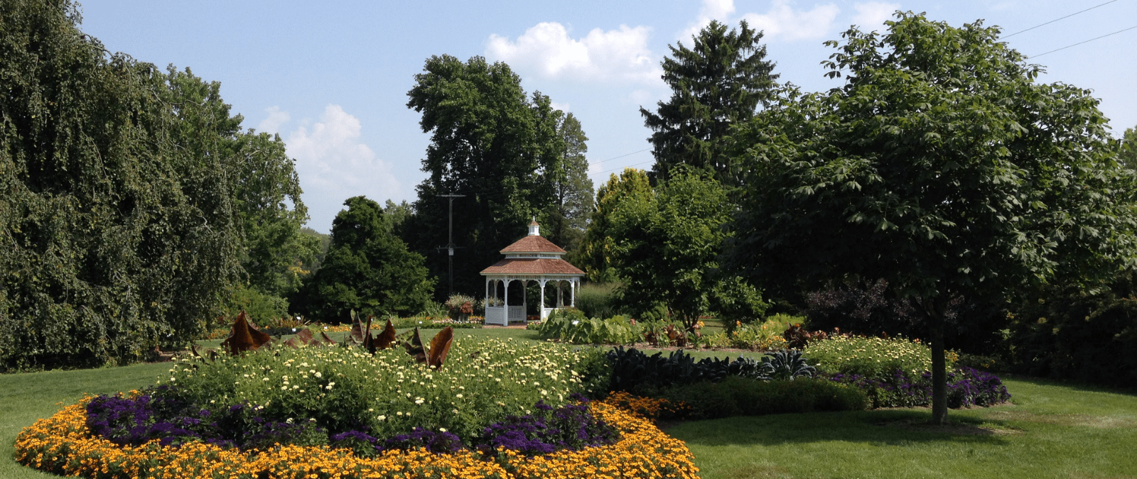 Gazebo At Hidden Lake Gardens Near Jackson Michigan