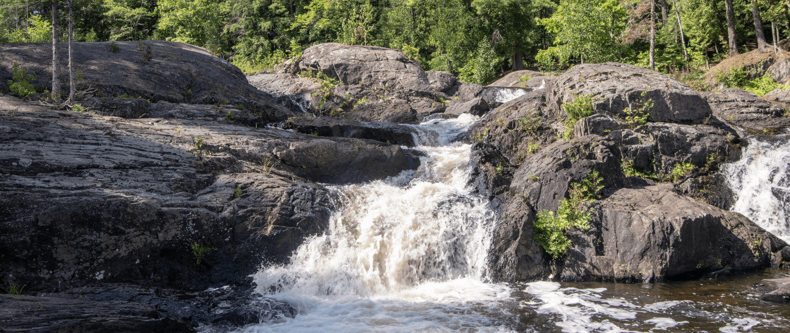 Michigan Waterfalls In Spring