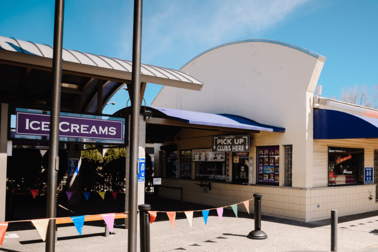 Ice Cream Shop Patio