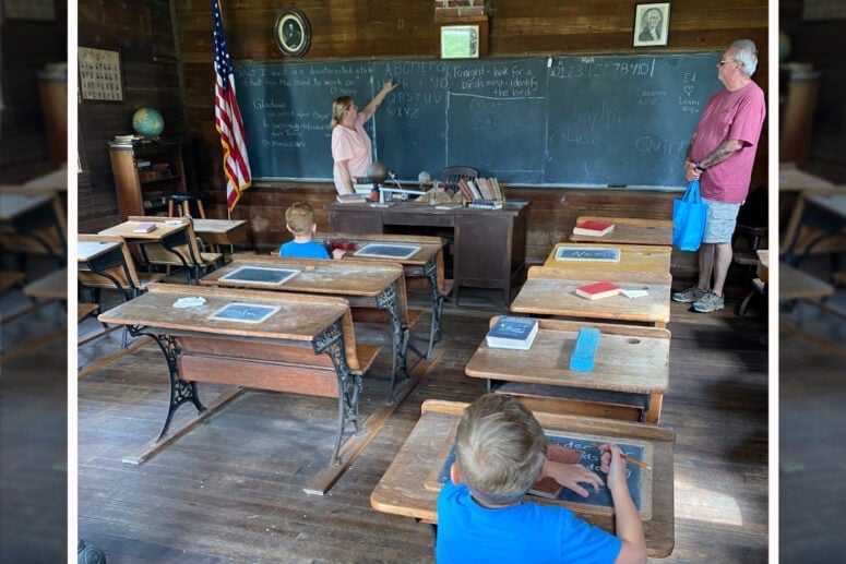 Schoolhouse At The Gladwin County Historical Society Museum.