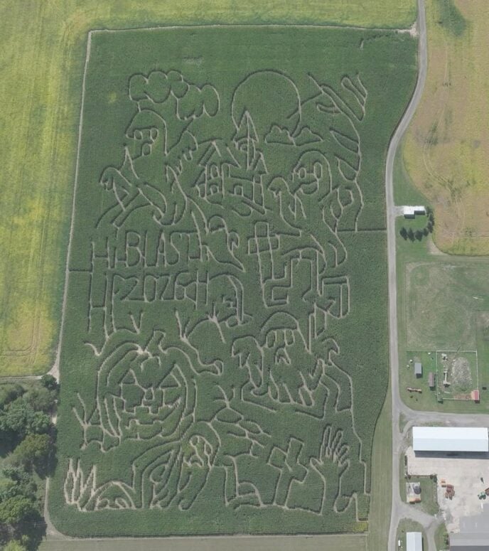 The Blast Corn Maze