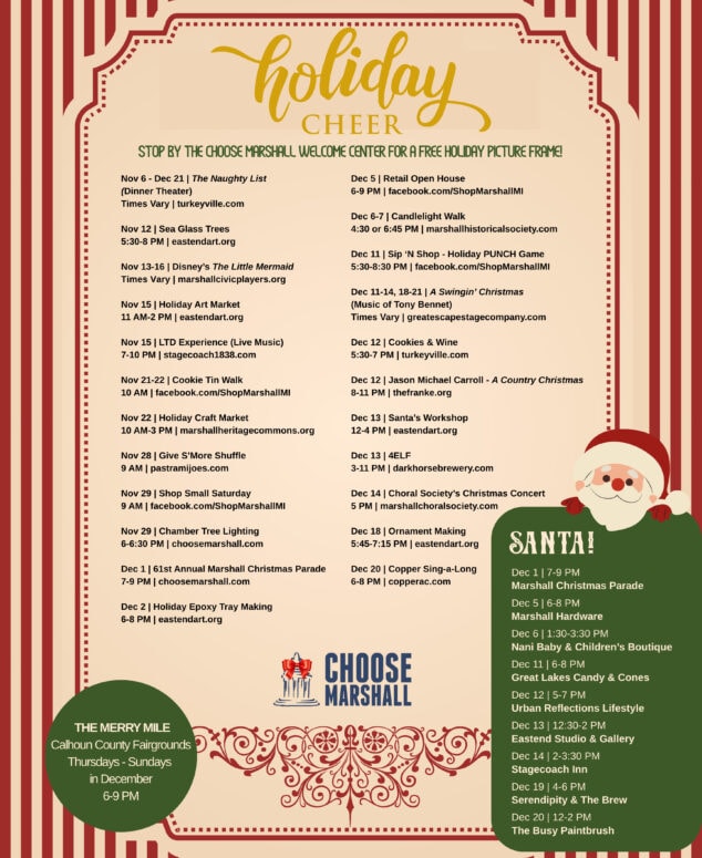 Marshall Holiday Events 2025