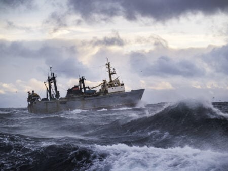 Ship In A Storm