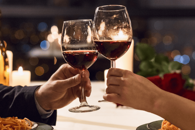 Couple With Wine