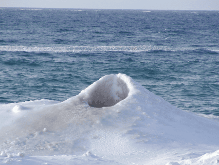 Have You Seen These Frozen Lake Michigan Phenomenons?