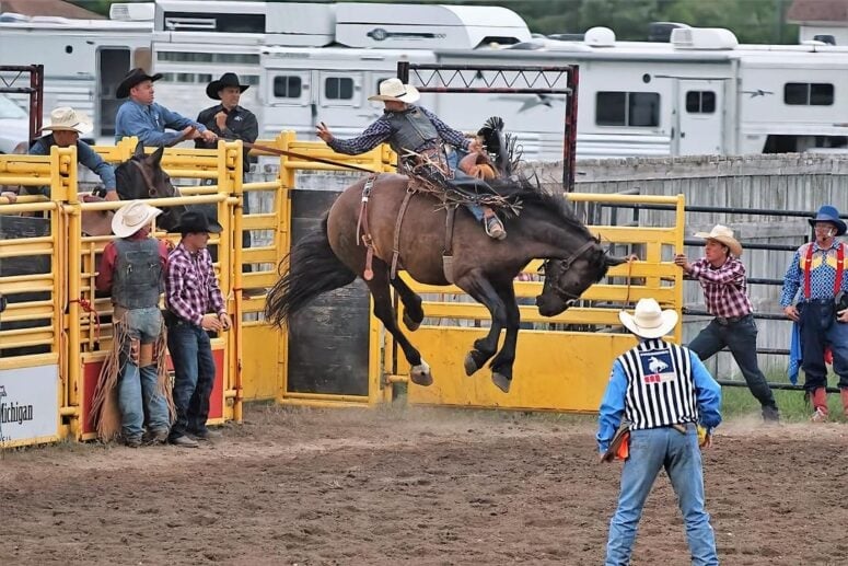 Upper Peninsula Championship Rodeo &Amp; Wild West Parade-Iron River