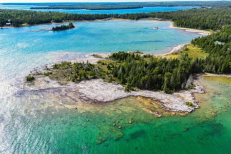 Reefs On Drummond Island Michigan
