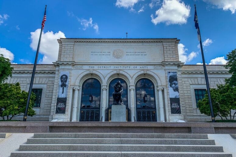 Woodward Entrance Of The Detroit Institute Of Arts