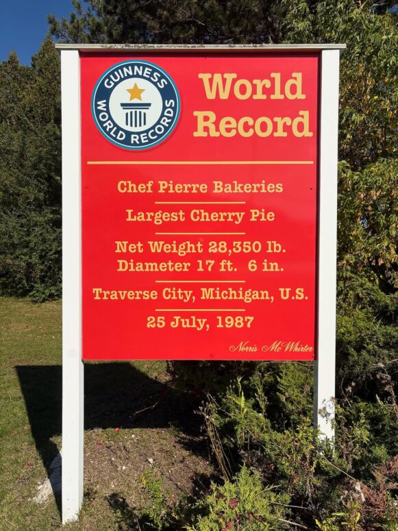 World's Largest Cherry Pie Pan-Traverse City