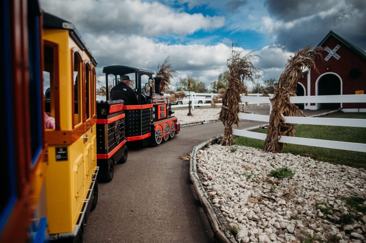 A Train Ride Around Three Cedars Farm In Northville