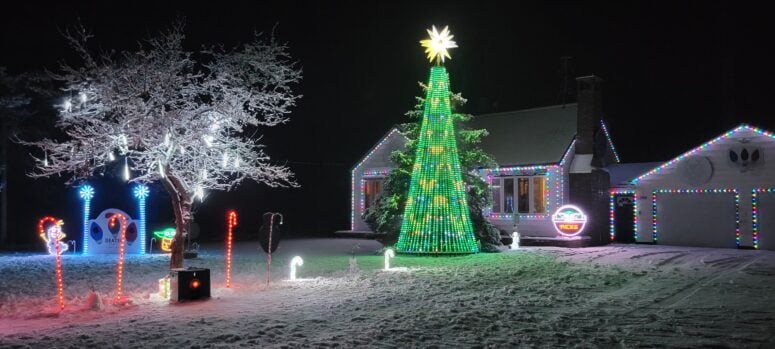 Deater Family Light Show