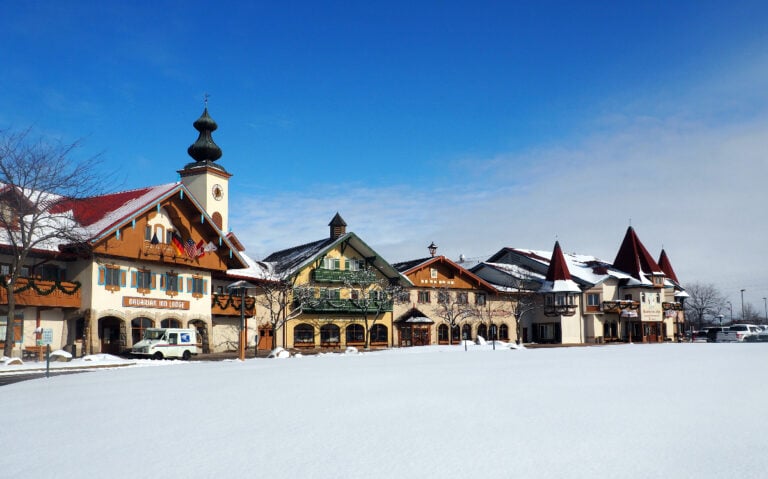 Frankenmuth Michigan - winter at the Bavarian Inn