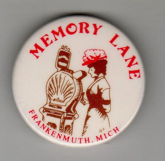 Button From Memory Lane Arcade In Frankenmuth Michigan